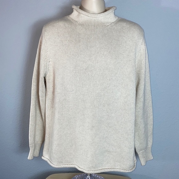 J. Crew Other - Vintage Men's J. Crew Always Chunky Rolled Neck Sweater